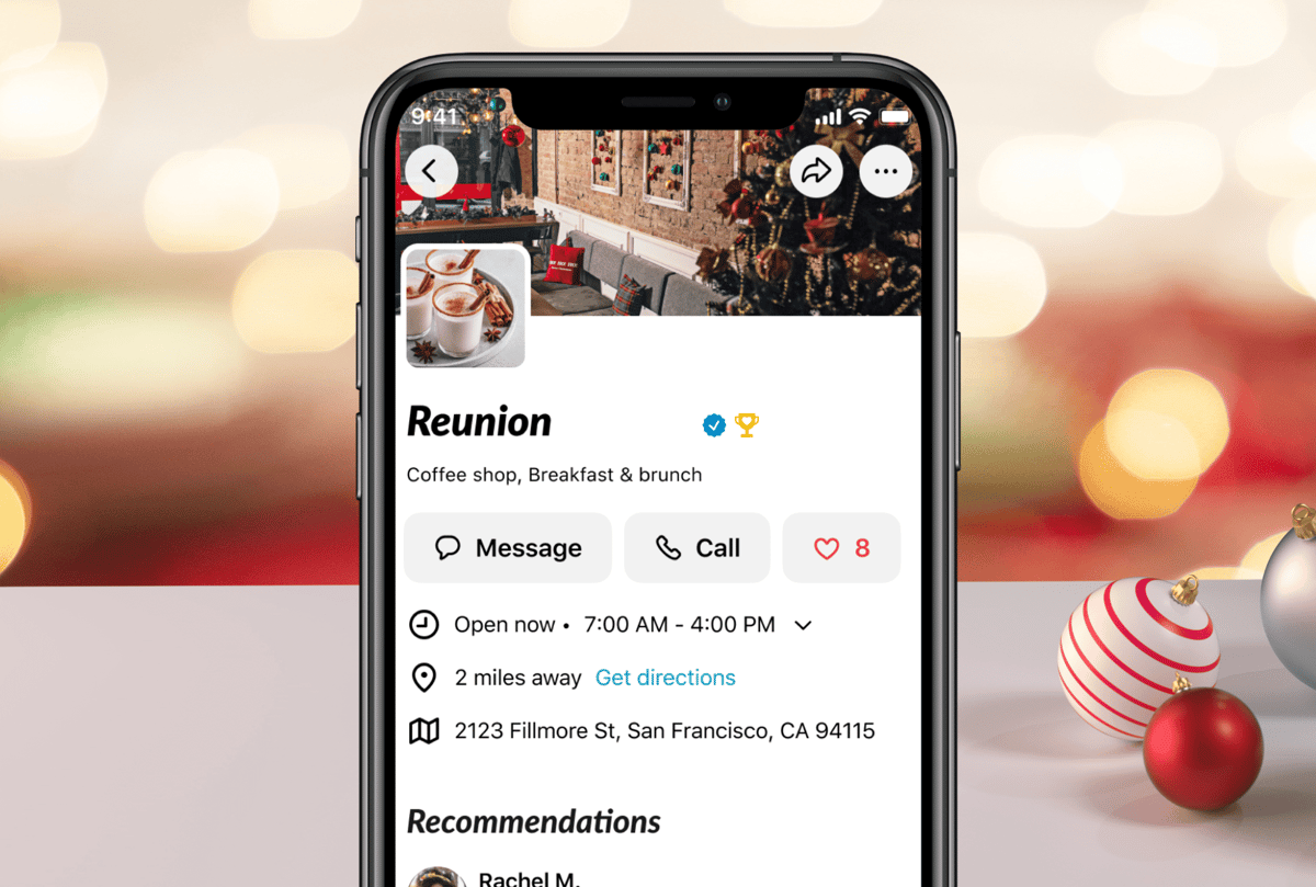 Turn neighbors into customers with a dazzling Business Page this holiday season